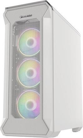 Actual product image Genesis NATEC PC case Irid 505 ARGB Baltas midi Tower (mATX, ATX, Mini-ATX)