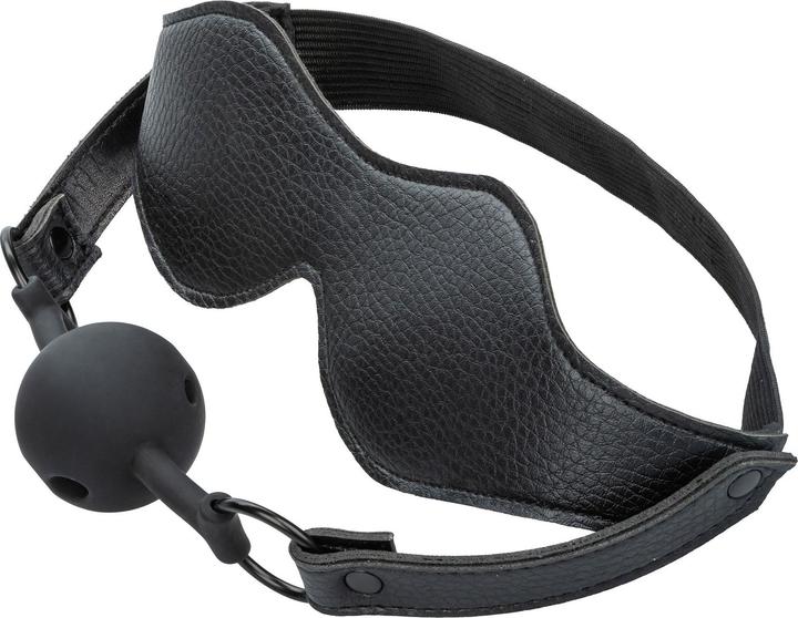 Actual product image CalExotics Eye Mask & Breathable Ball Gag