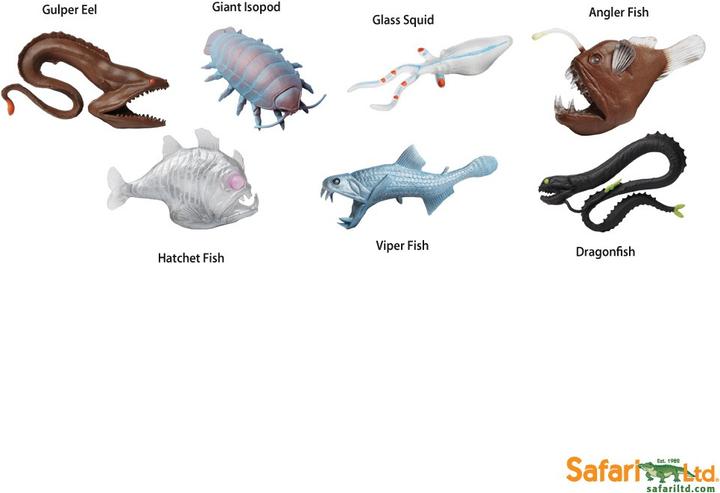 Image du produit Safari Créatures des profondeurs Toobs (3) Contenu : 7 pièces