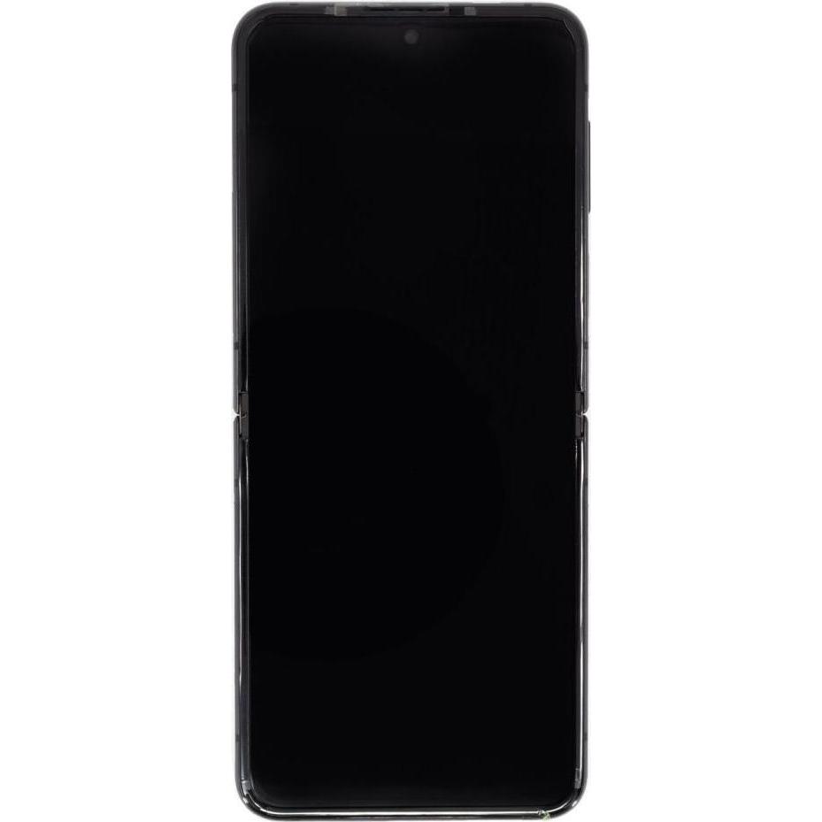 Samsung LCD-Display + Touch + Frontabdeckungseinheit F721 Galaxy Z Flip 4 5G Graphit (Service Pack)
