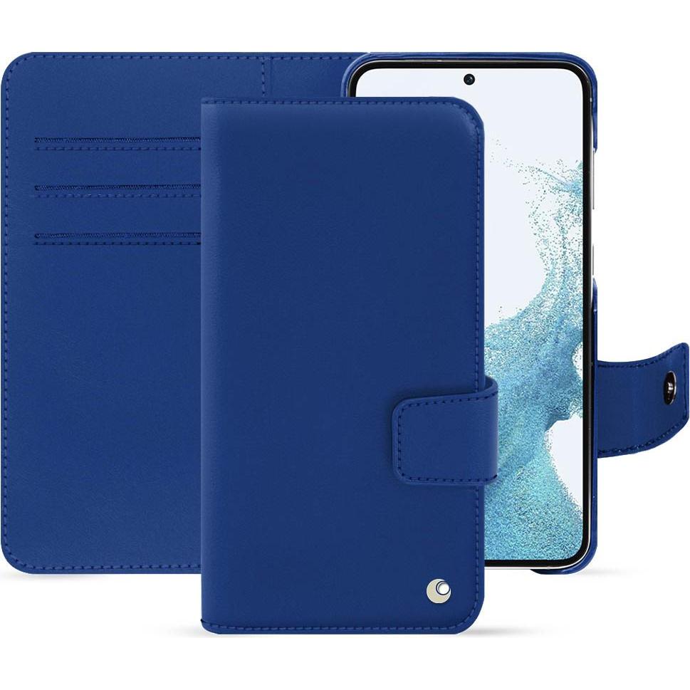 Thumbnail - Noreve Lederschutzhülle Samsung Galaxy S23 (Samsung Galaxy S23), Smartphone Hülle, Blau
