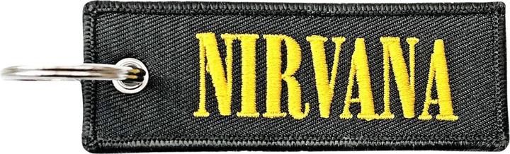 Actual product image Nirvana Double-Sided Logo Keyring