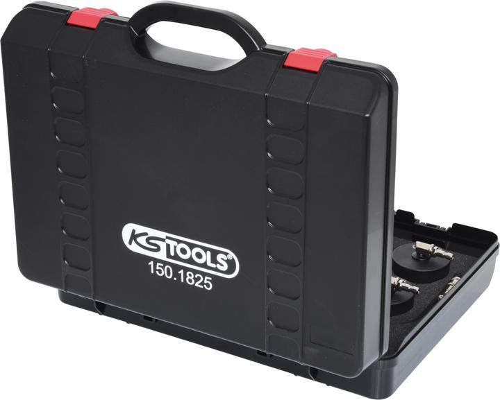 Produktbild KS Tools Turbolader-Bajonett-Ladeluft-System-Prüfkoffer-Satz, 13-tlg