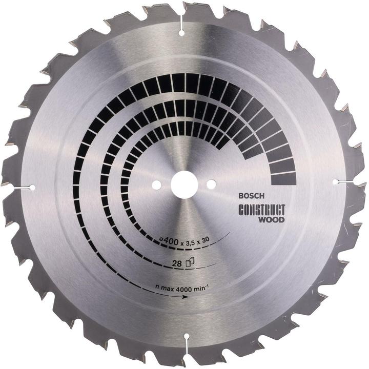 Actual product image Bosch Professional Zubehör PRO Construct Wood circular saw blade, 400 x 3.5 x 30 mm