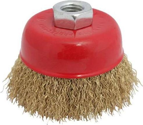 Produktbild Vorel Topfbürste Ø 75mm Messing M14 Bürste für Winkelschleifer