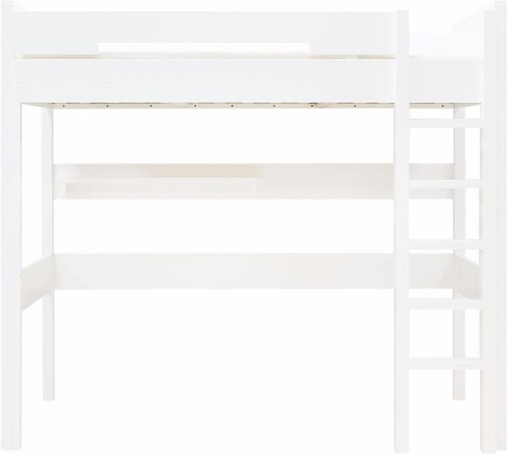 Actual product image Bopita Combiflex Loft Bed XL 90x200 with Straight Stairs White