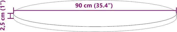 Produktbild VidaXL Skylar (90 x 2,5 cm)