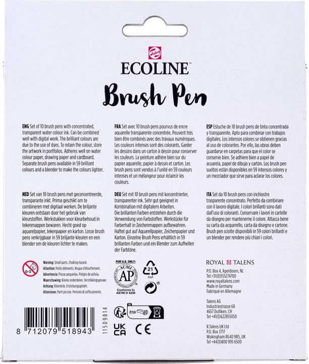 Produktbild Talens Ecoline (10x)