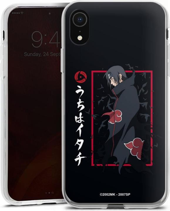 Produktbild DeinDesign Silikon Hülle für Apple iPhone Xr Handyhülle Case Smartphone Schutzhülle Itachi Uchiha Naruto (Apple iPhone XR)