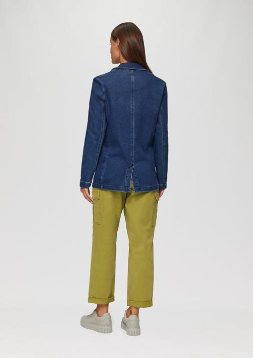 Immagine prodotto S.Oliver Indoor-Blazer Antaillierter Blazer aus Sweat-Denim (36)