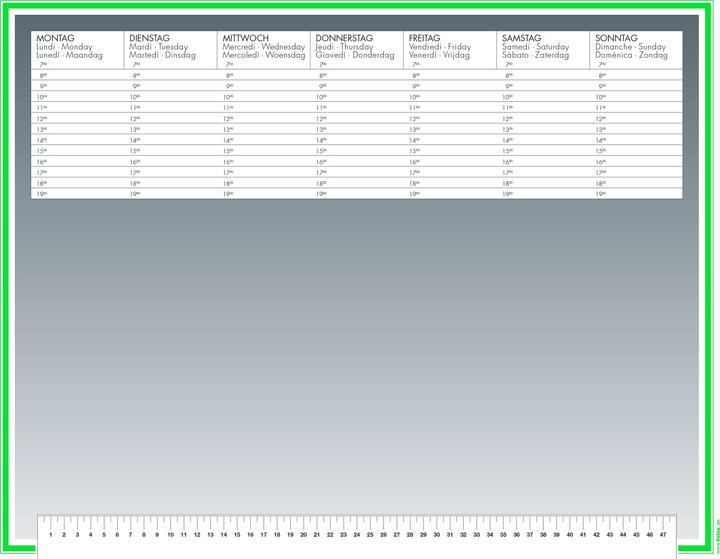 Folia Desk pad 90g/m², 56x44cm (56 x 44 cm)