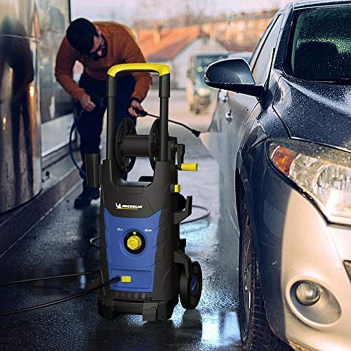 Produktbild Michelin Hochdruckreiniger mit Double Speed System, 2500 W, 170 bar, 500 l/h, Selbstansaugung (Netzbetrieb)