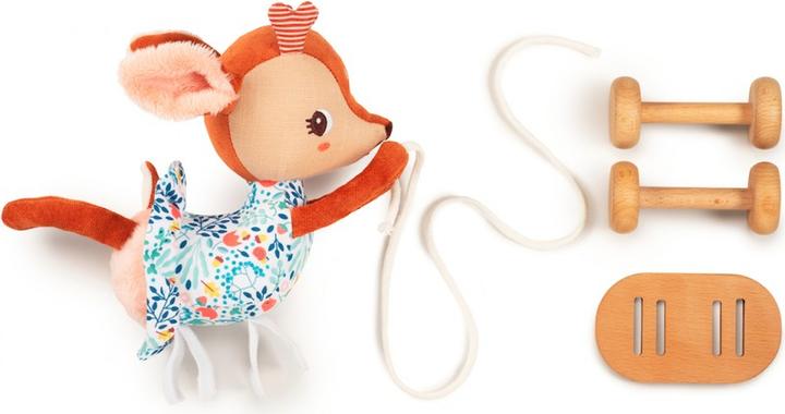 Actual product image Lilliputiens Stella stuffed animal to pull (20 cm)