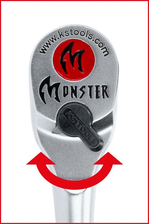 Produktbild KS Tools 1/2 Monster Umschaltknarre, lang (1/2")