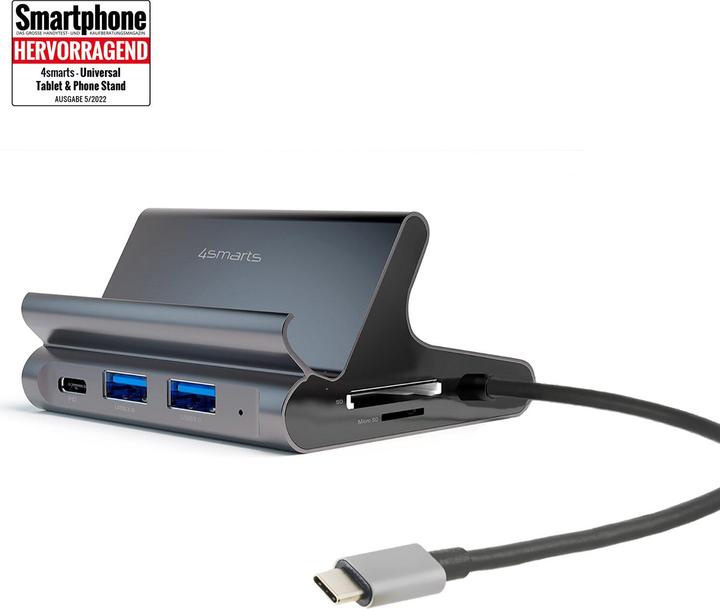 Actual product image 4smarts 7 in 1 Hub (Docking port (proprietary), 1 portion)