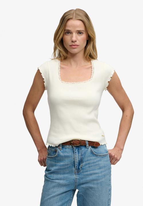 Actual product image Superdry Essential Square Neck S/s Tee (L)