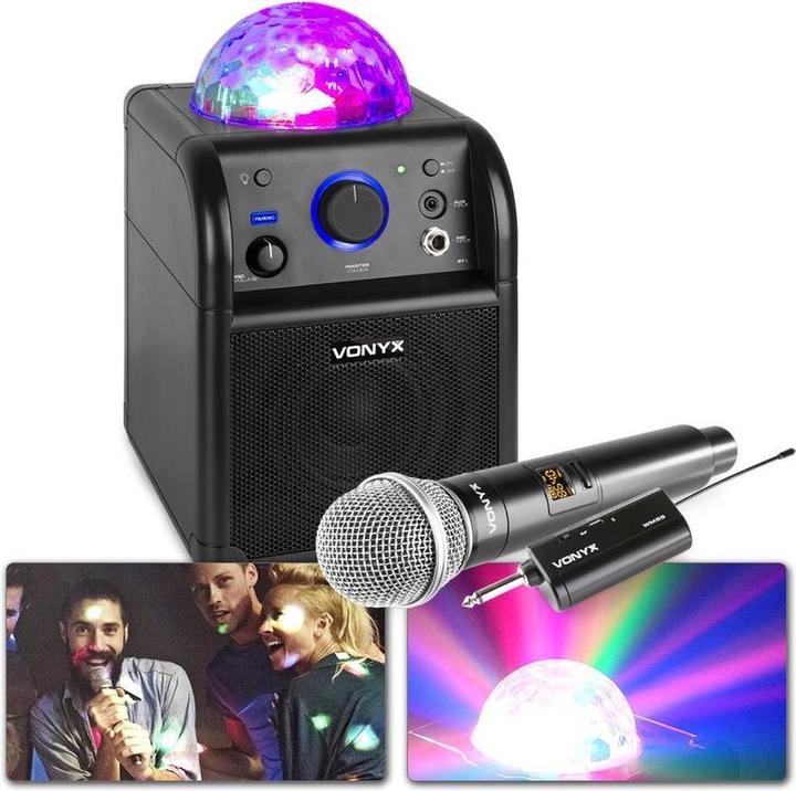 Produktbild Vonyx Karaoke -Set für Kinder - Vony SBS50B - drahtloses Karaoke -Set mit Bluetooth und