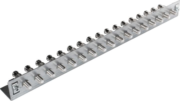Produktbild Axing Erdungswinkel QEW 17-12 einreihig, Quickfix, 17-fach