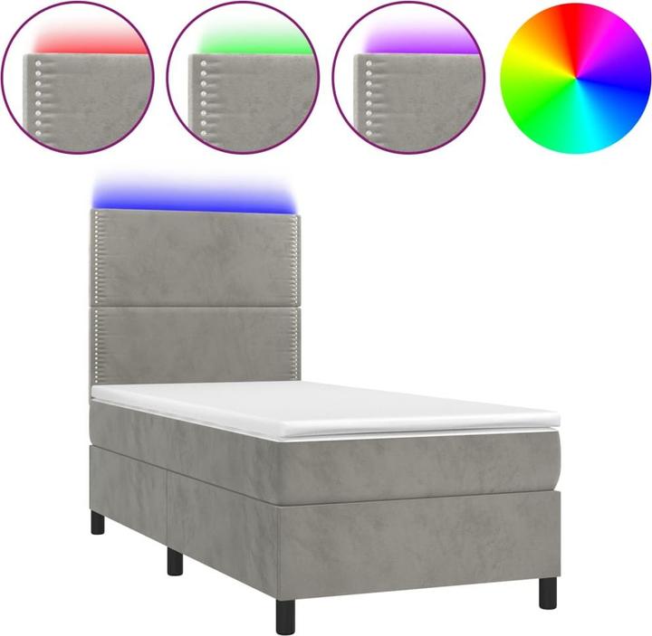 Produktbild vidaXL Boxspringbett (100 x 200 cm)