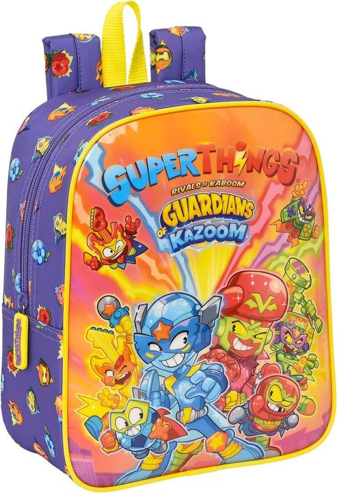 Image du produit Superthings Sac à dos scolaire Guardians of Kazoom Violet Jaune (22 x 27 x 10 cm)