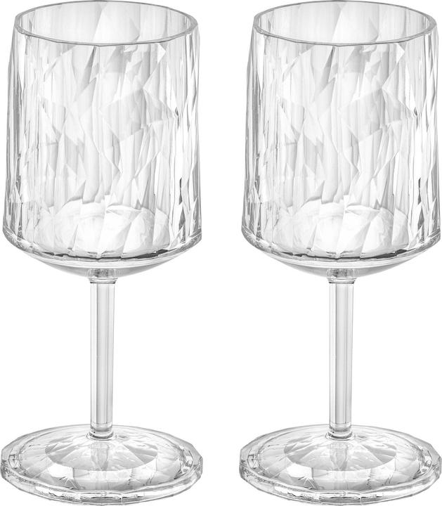Koziol White wine glass Superglass (20 cl, 2 Glasses, White wine glasses)