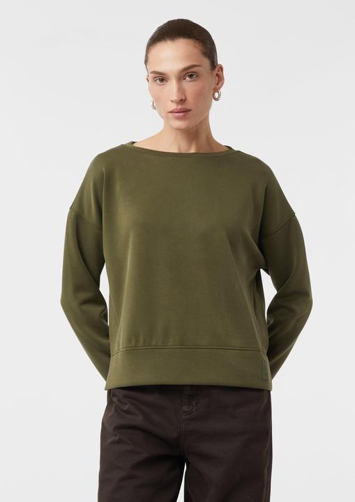Produktbild Comma Sweatshirt Weiches Sweatshirt mit seitlichen Schlitzen (36)