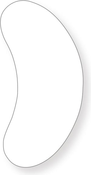 Actual product image GL Beauty EYE PADS 100 pcs. (Artificial eyelashes)