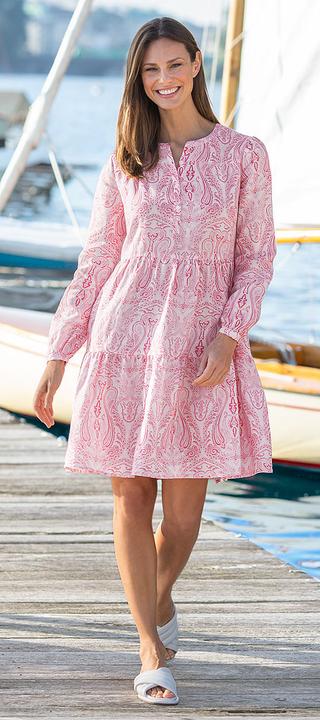 Image du produit Sealand Robe en lin étagée (46)