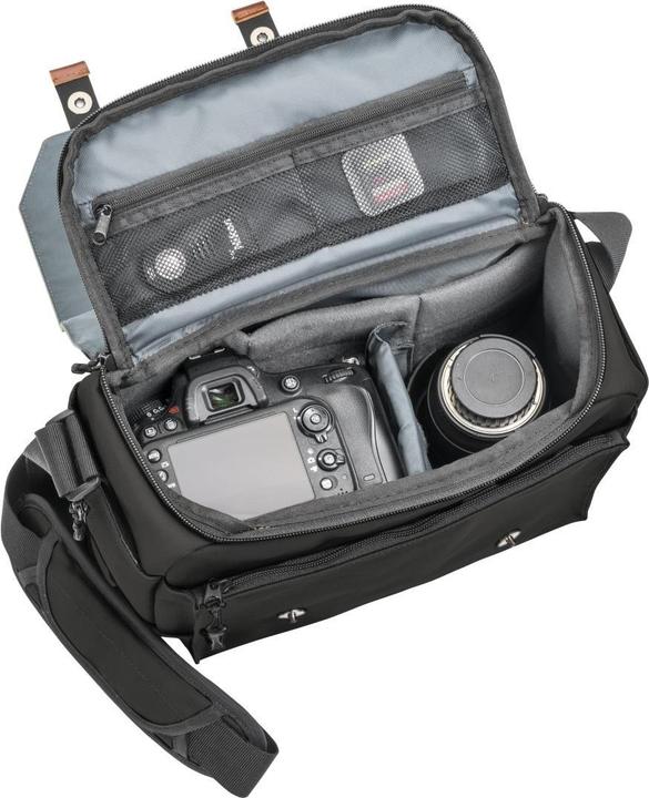 Immagine prodotto mantona Borsa fotografica Milano grande (Borsa a tracolla per fotocamera, 0.16 l)