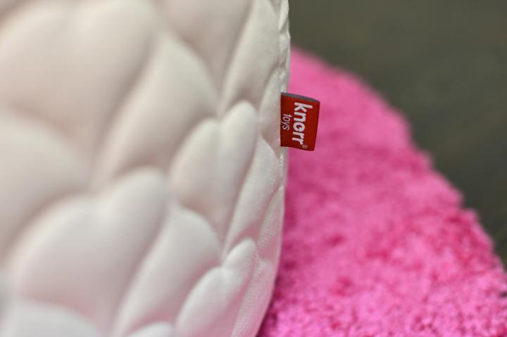 Produktbild Knorrtoys Bällebad soft - "Cosy heart rose" - 300 Bälle creme/grey/rose (ca. 6cm Durchmesser)
