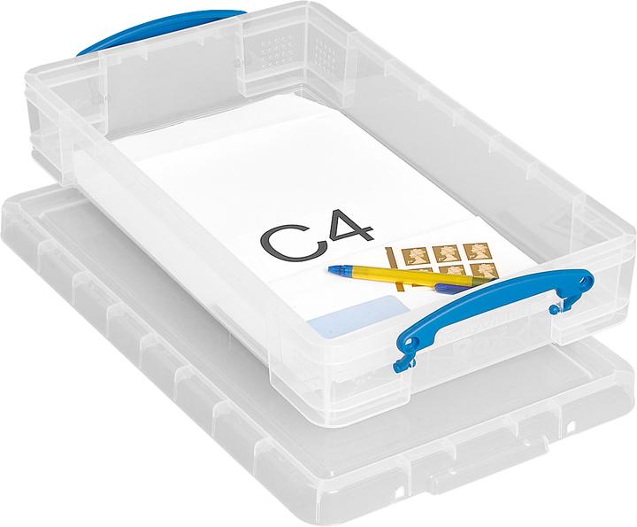 Image du produit Really Useful Box Boîte Really useful Boxes, plastique, transparent, avec couvercle (46.5 x 27 x 8.5 cm, 6 l)