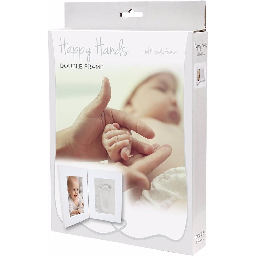Thumbnail - Dooky, Babyerinnerungen, Happy Hands Abdruckset Double Frame