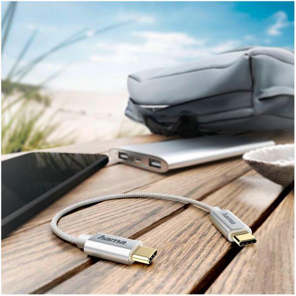 Produktbild Hama USB-C - USB-C (0.20 m, USB 2.0)