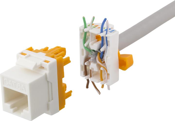 Actual product image Deltaco MD-123 - modular indlaeg (Keystone module)