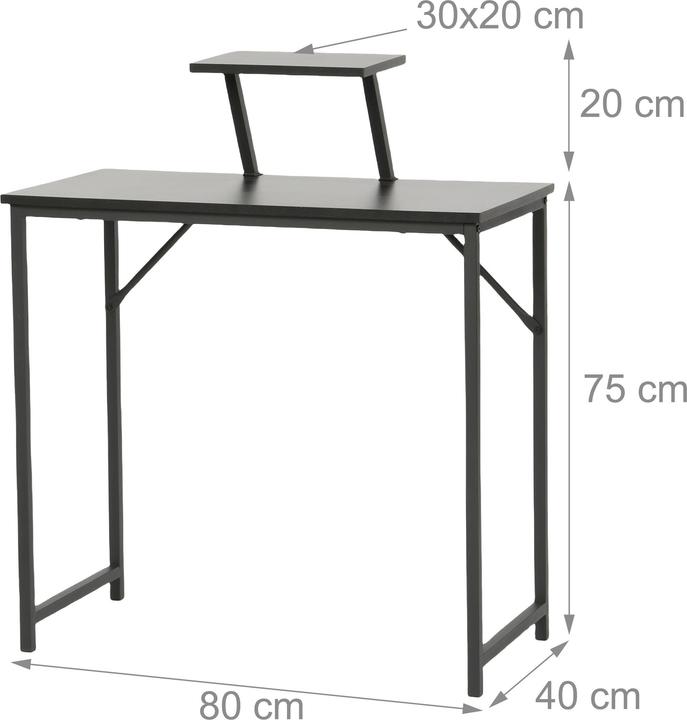 Image du produit Relaxdays bureau (80 x 40 x 75 cm)