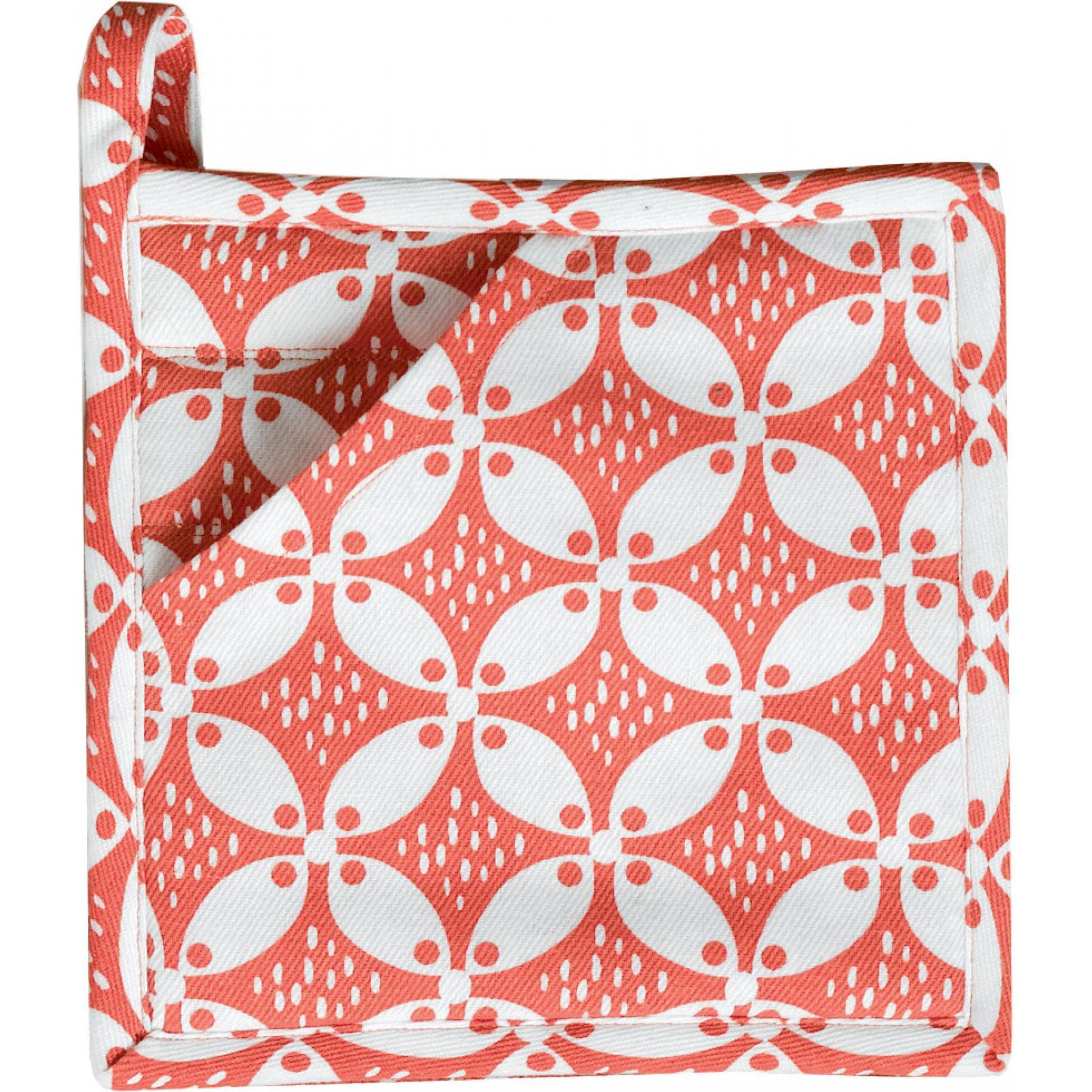 Winkler recycelter topflappen 2 in 1 fatou, Backhandschuhe + Topflappen, Rot