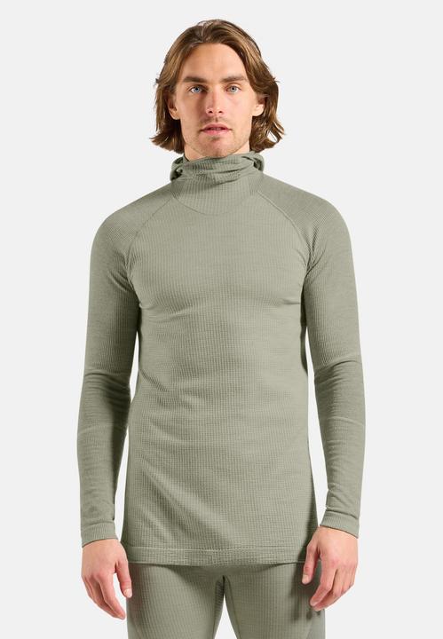 Actual product image Odlo Seamless Performance Wool Funktionsshirt mit Gesichtsschutz (S)