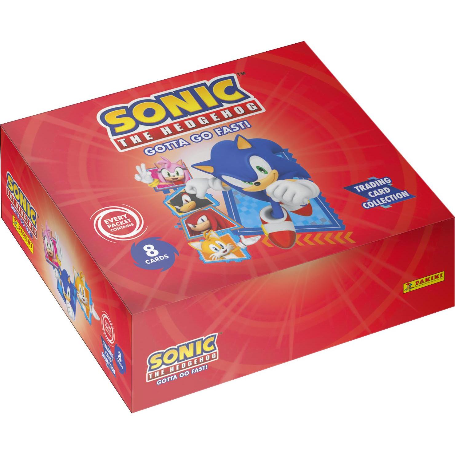 Panini Sonic The Hedgehog - Gotta Go Fast! - Trading Cards Flow Packs Display (18) (Inglese, Display del booster)
