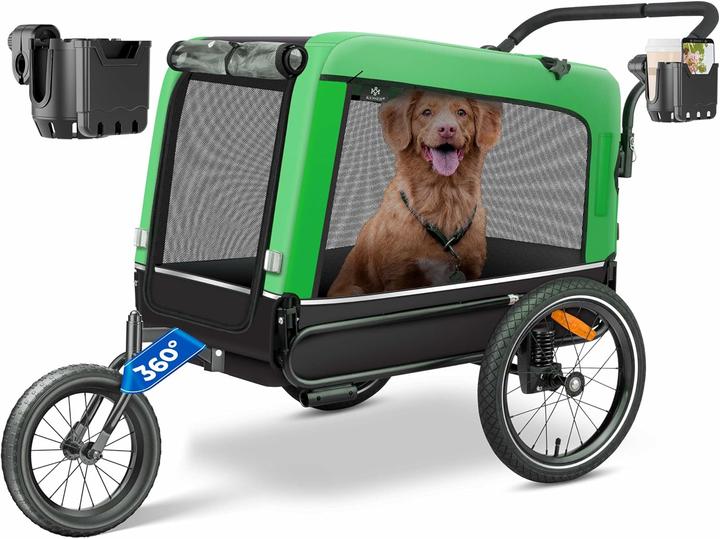Kesser 3-in-1 Hundeanhnger, Hundebuggy & Buggy, 40 kg belastbar