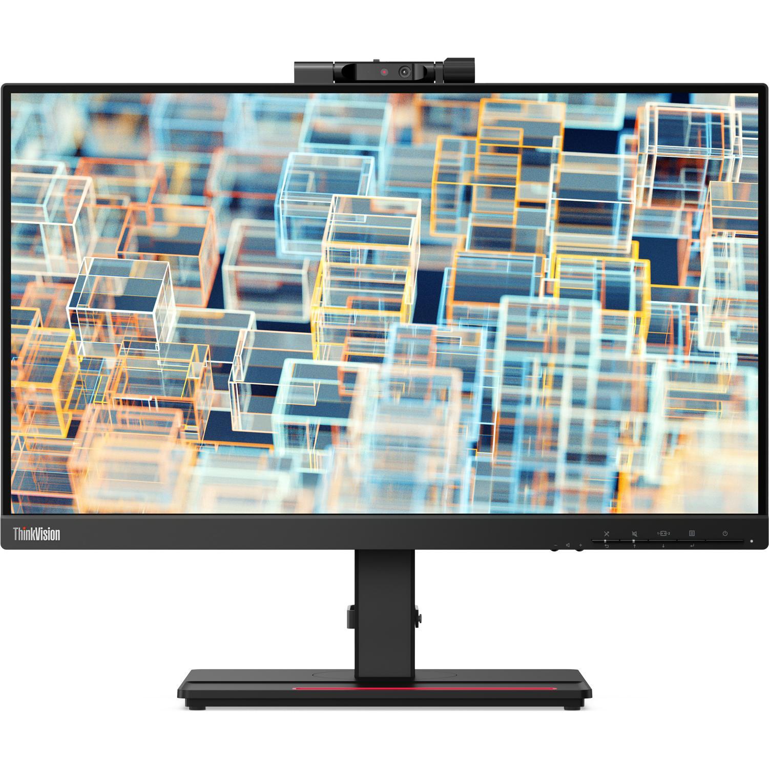 Lenovo ThinkVision T22v-20 (1920 x 1080 Pixel, 21.50"), Monitor, Schwarz