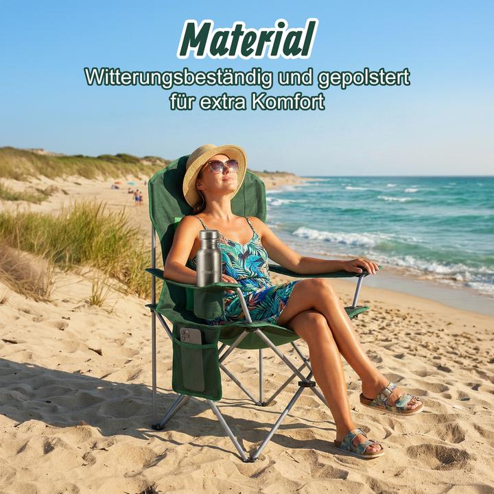 Actual product image Relaxdays camp chair