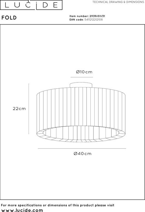 Produktbild Lucide Fold (E27)