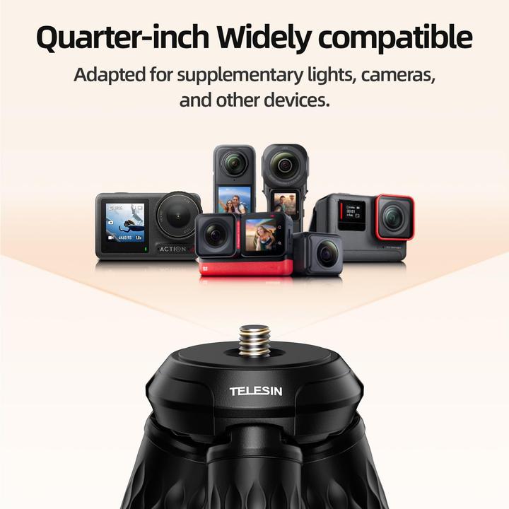 Actual product image Telesin Flexibles magnetisches Smartphone Tripod Stativ