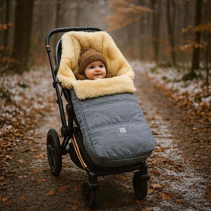 Image du produit Kaiser Baby Kaiser Lammfell Fusssack Dublas 2.0, light grey melange