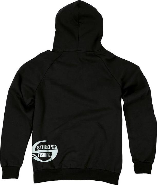 Immagine prodotto Stucki Fishing Hoodie Because Fanatics, Schwarz (L)