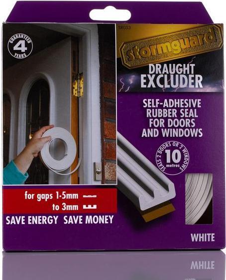 Actual product image RS PRO Door seal, EPDM, white, w. 4mm, h. 9 mm, l. 10m