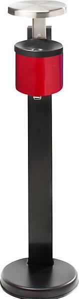 Image du produit kaiserkraft Cendrier anti-feu sur pied avec toit