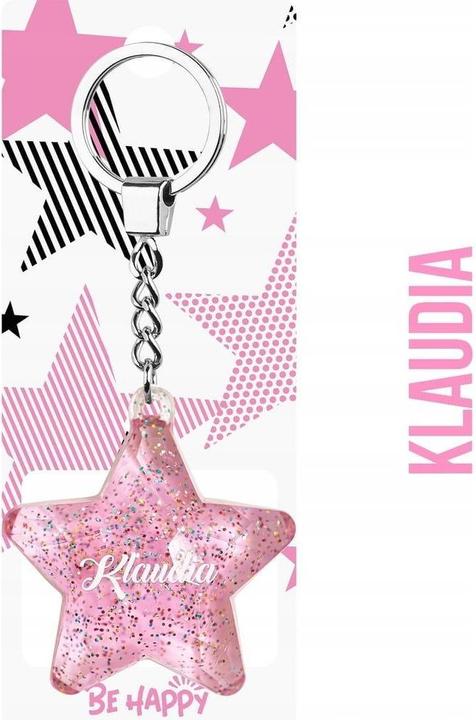 Actual product image Happy Color Stern Klaudia Schlüsselanhänger