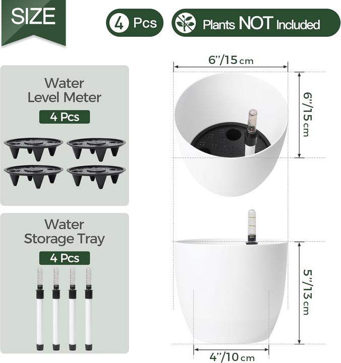 Produktbild T4U Selbstwässernder Blumentopf