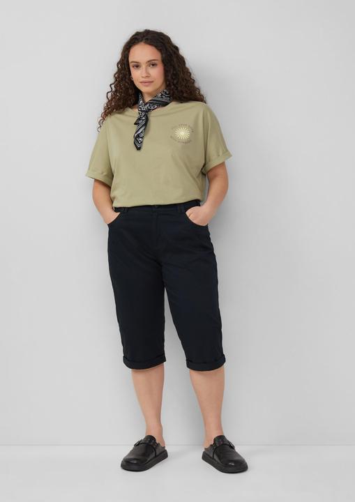 Image du produit S.Oliver Hose Capri-Hose aus Baumwoll-Elasthan-Mischung (46)